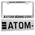 Chrome Plated Zinc Alloy License Plate Frame (Overseas Production)